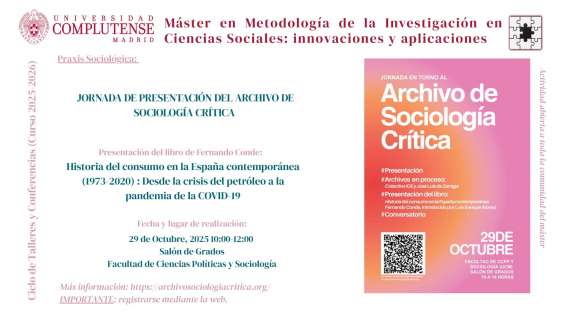 Jornada Presentación: Archivo de Sociología Crítica
